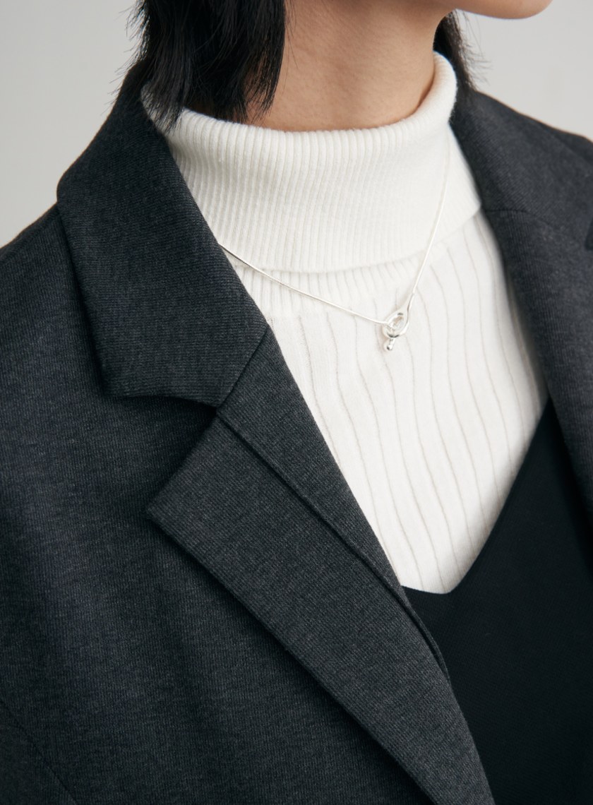 細節剪裁背心西裝外套